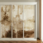 decoupage wardrobe paris