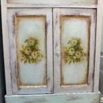 decoupage cabinet