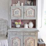 decoupage cupboard sideboard