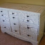 cabinet decoupage cabinet with cracks