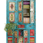 decoupage cabinet with patterns