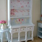 decoupage cabinet inside