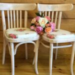 decoupage chair white