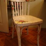 decoupage chair vintage