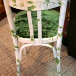 decoupage chair green