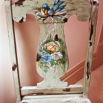 decoupage stolica bluebird