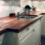 wooden countertop for kitchen decor ideas