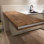 wooden countertop for the kitchen photo options