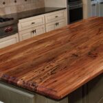 wooden kitchen countertop overview