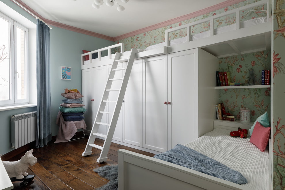 loft bed for three children