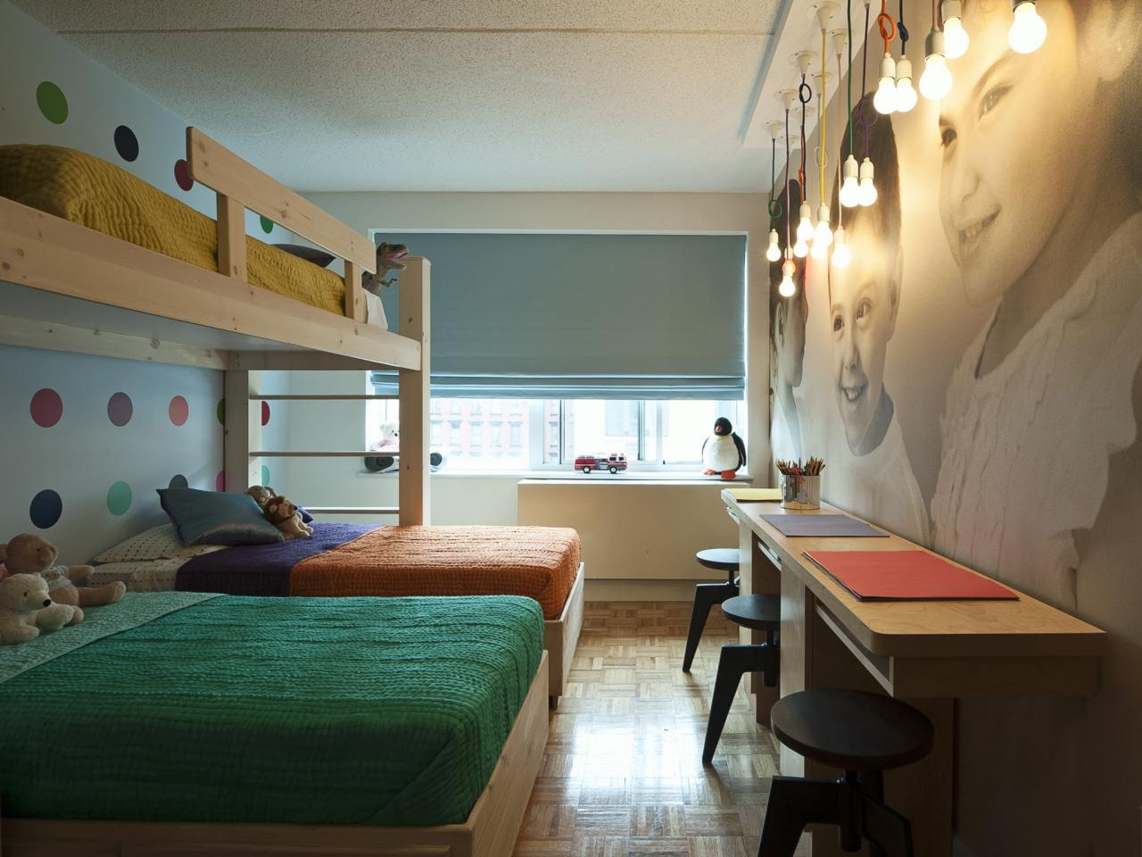 chambre d'enfant pour trois enfants