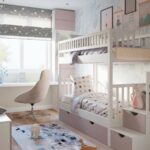 bunk bed with stars