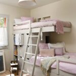 bunk bed pink