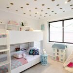 bunk bed with ceiling