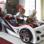 baby car bed with children