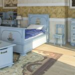 mobilier marin pour enfants bleu clair