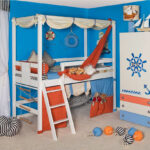 mobilier marin pour enfants bleu