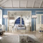 mobilier marin pour enfants blanc avec bleu