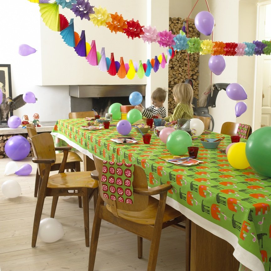 décor à la maison pour la fête des enfants