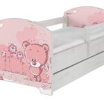 baby bed with bears