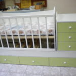 baby bed greenery