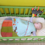 baby bed green