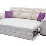 Dolphin sofa white with pillows