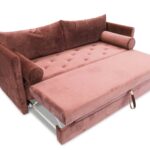 sofa dolphin pink with bolsters