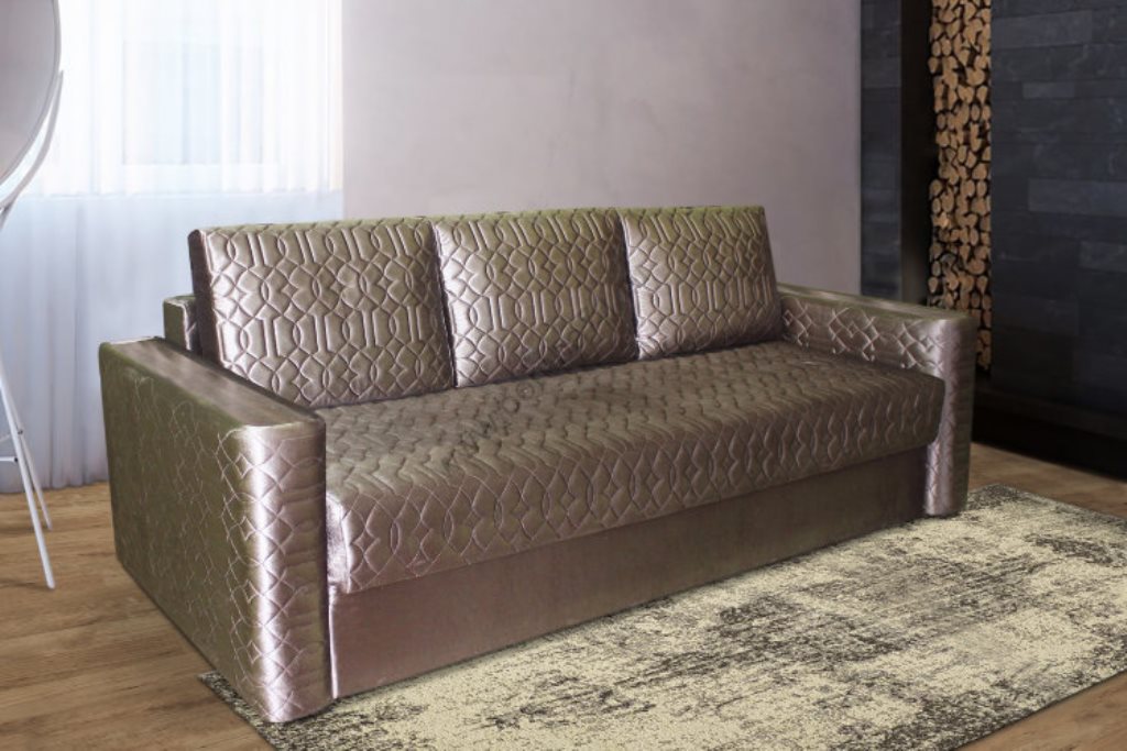 straight sofa with teak tock mechanism