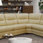 corner sofa yellow