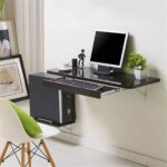 bureau d'ordinateur suspendu