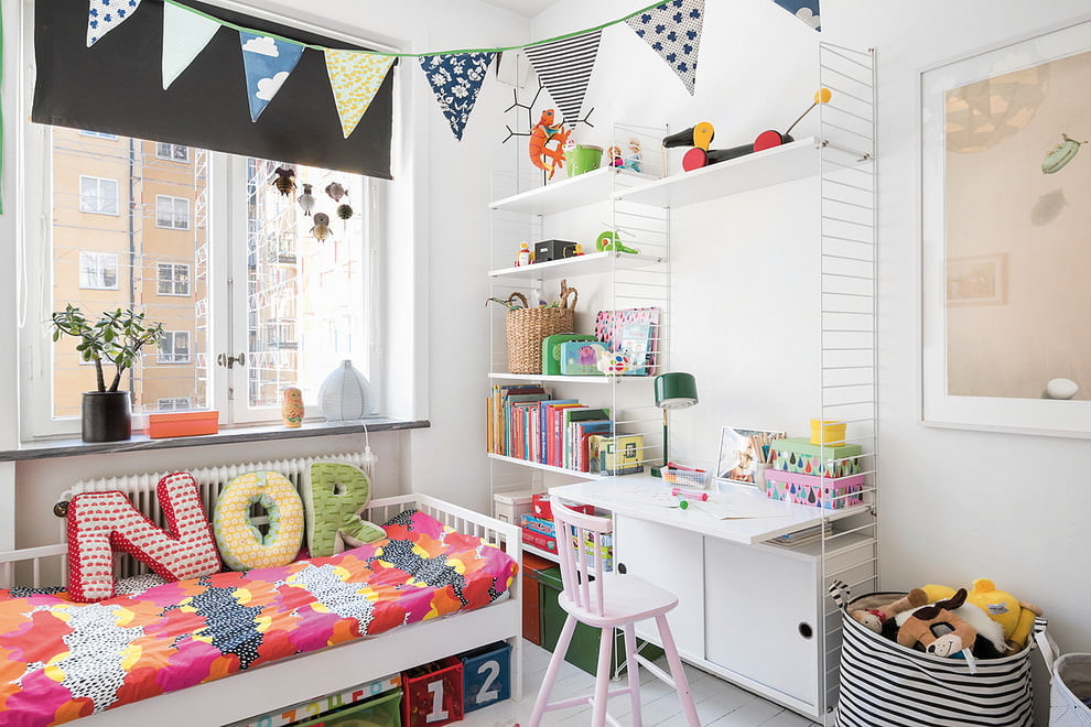 interior of a small nursery