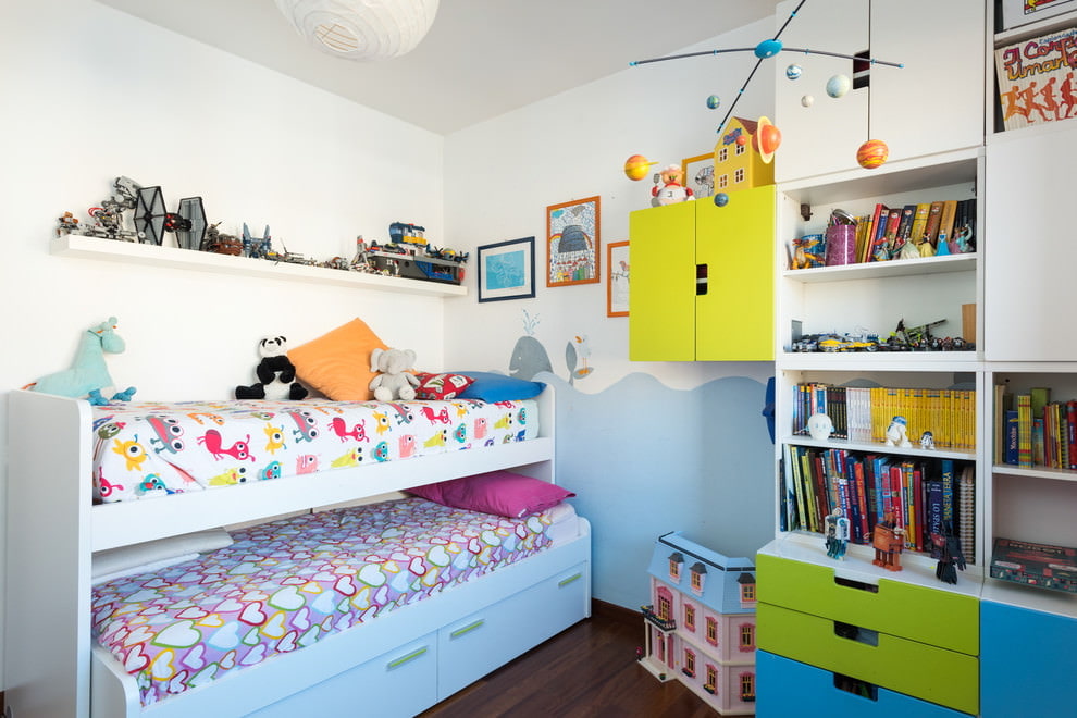 conception d'une petite chambre d'enfants