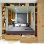 functional bed in the bedroom