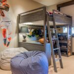 bunk bed in the bedroom