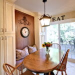 wall near the table in the kitchen photo decoration