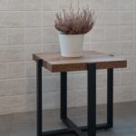 wooden table with legs