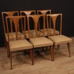 beige wooden chairs