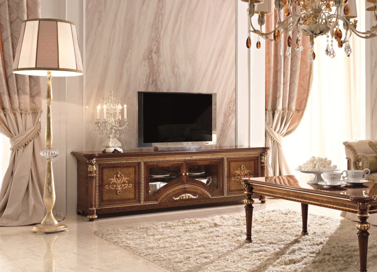 TV stand in the interior