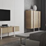 Meuble TV avec supports