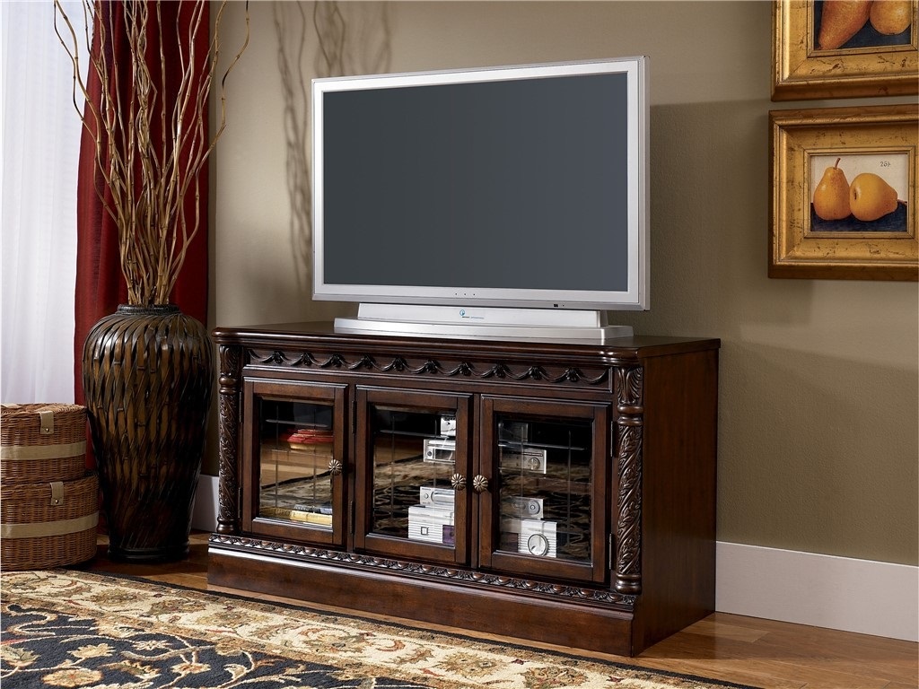 classic tv stand in the interior