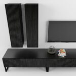 black tv stand