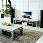 TV stand with pattern