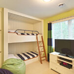 bunk bed for children interior photo