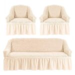 pale pink sofa cover