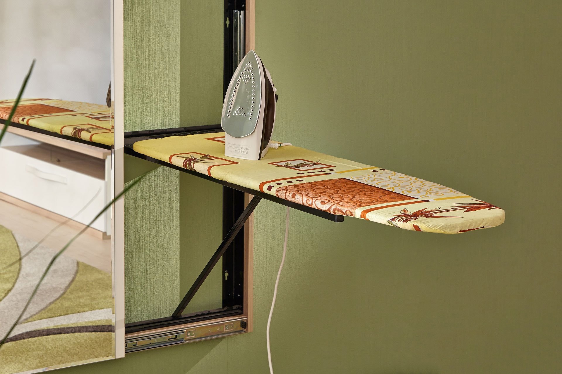 hidden ironing board