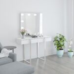 dressing table with square legs