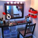 glass dressing table