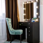 dressing table dark brown