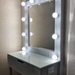 dressing table light gray